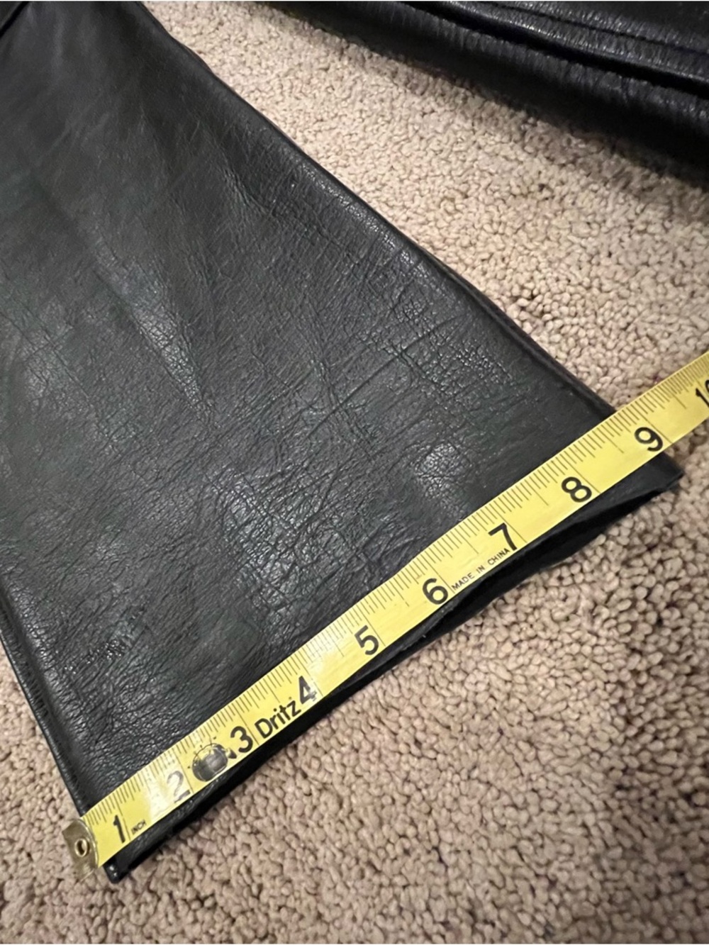 MILWAUKEE Black 100% Leather Women's Chaps - Picture 5 of 8
